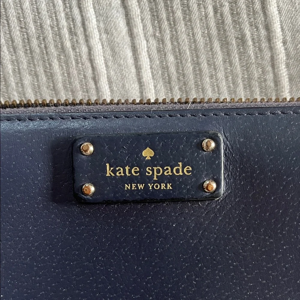 Kate Spade Midnight Blue Zip Wallet